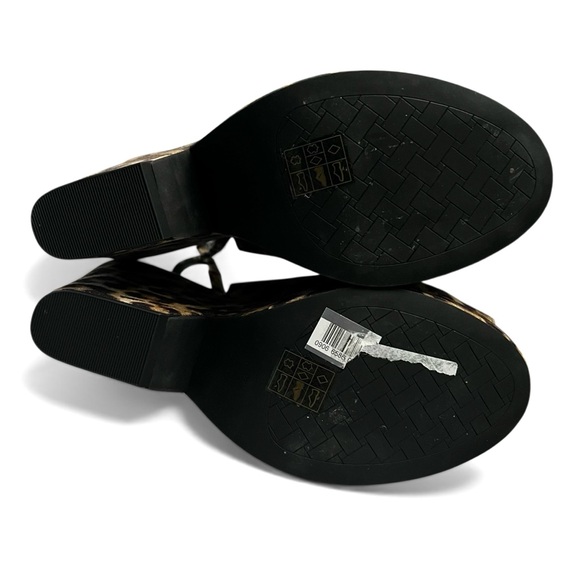 Kurt Geiger London Leopard Slingback Platform Wedge Sandals Women’s 9 Maximalist - Picture 10 of 13